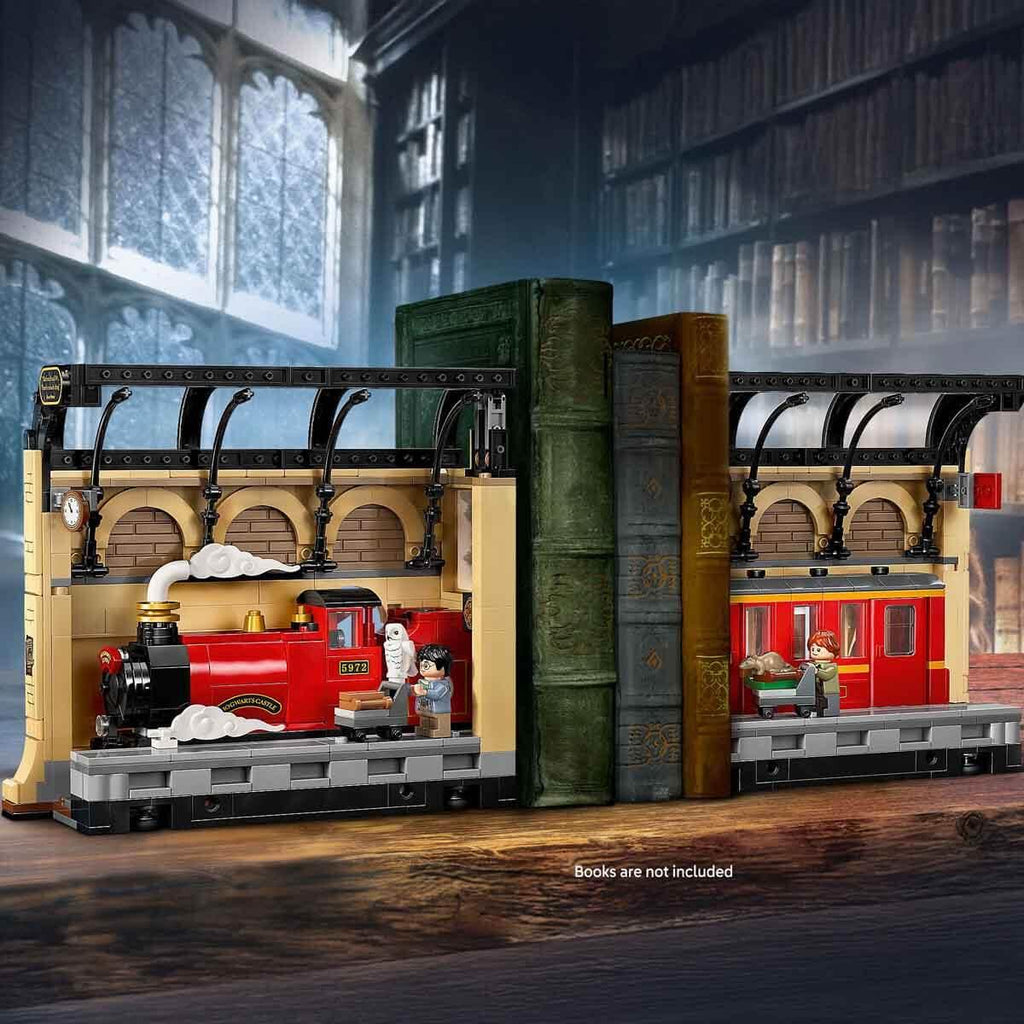 RIMZANO Harry Magic Train — Set de Construcción de 1.068 Piezas con Sujetalibros